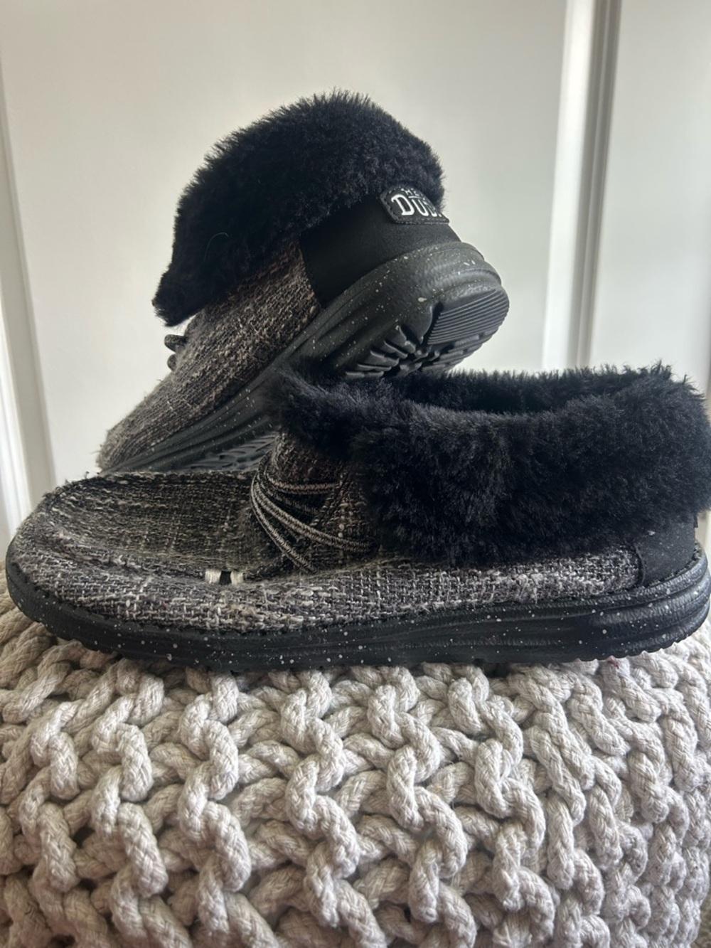 Hey Dude Women's Britt Boho booties in the "Cookies and Cream"